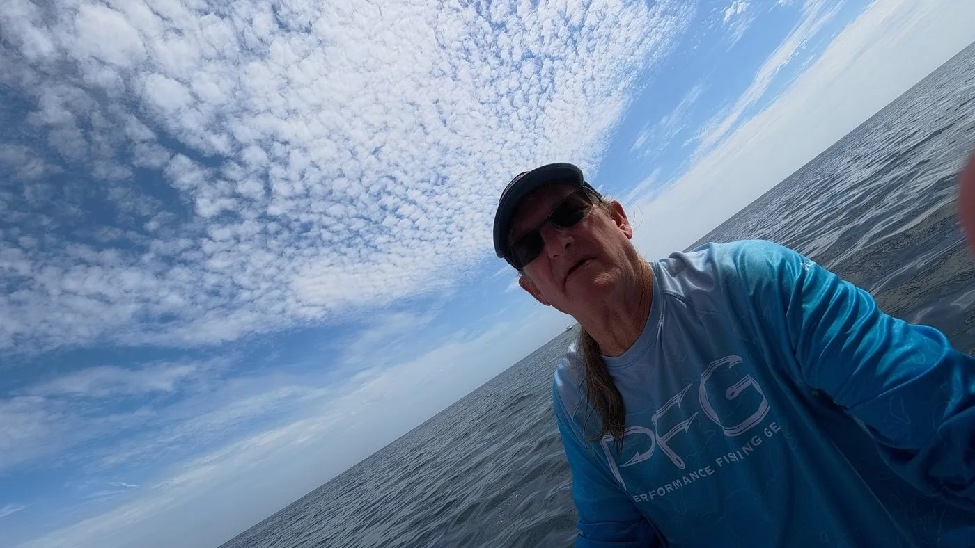 Ken out on the water