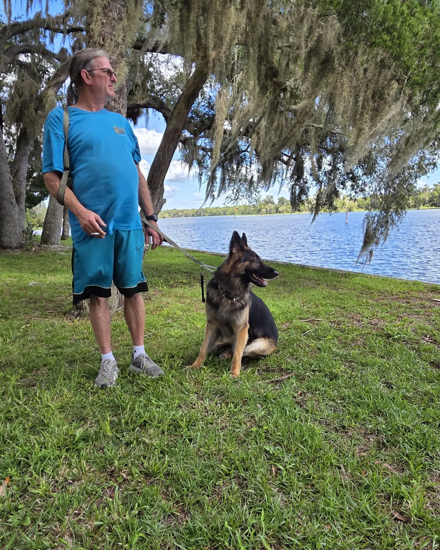 By the lake