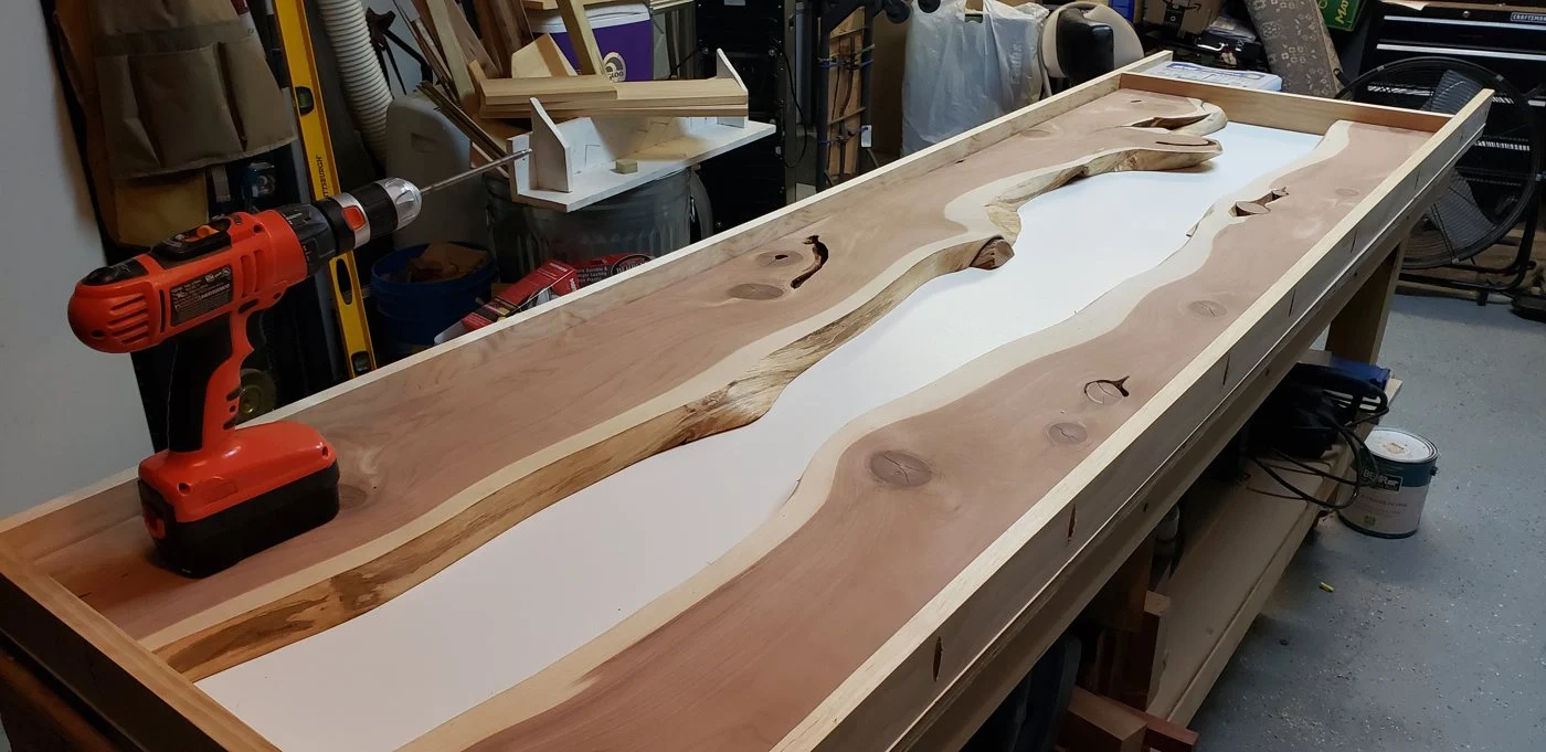 River table, in progress
